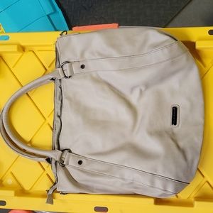Large grey Steve Madden over the shoulder bag